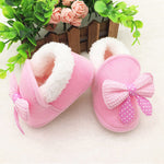 Baby Girls Bow Soft Crib Sole Boots