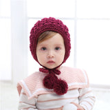 Cute Knit Baby Girl Hat