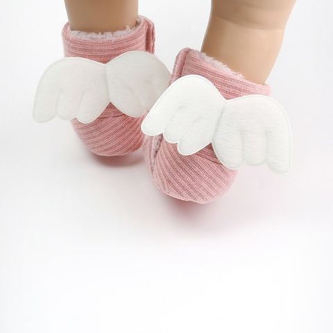Baby Girls Boots Angel Wings
